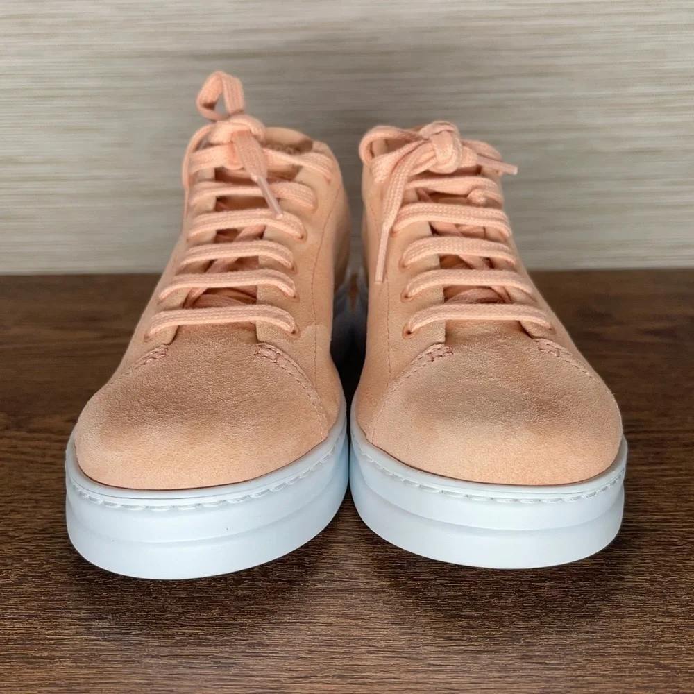 Camper Runner Up Sneakers in Light Pink Nubuck Leather Size 8 EU38